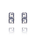 Blue and White Lotus
Creolen · Weiß