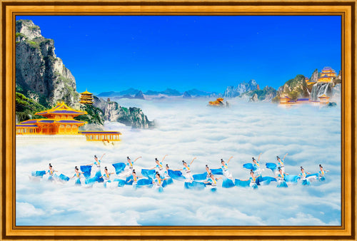 Lámina giclée | Fairies of the Clouds