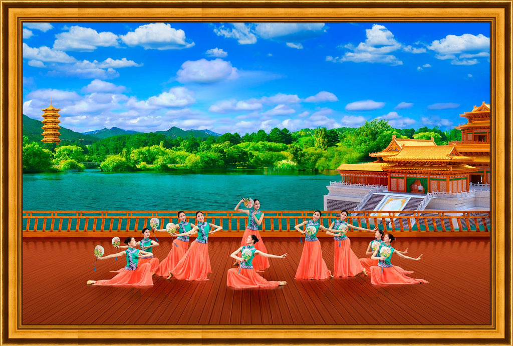 Giclée Kunstdruck | Elegance in the Middle Kingdom