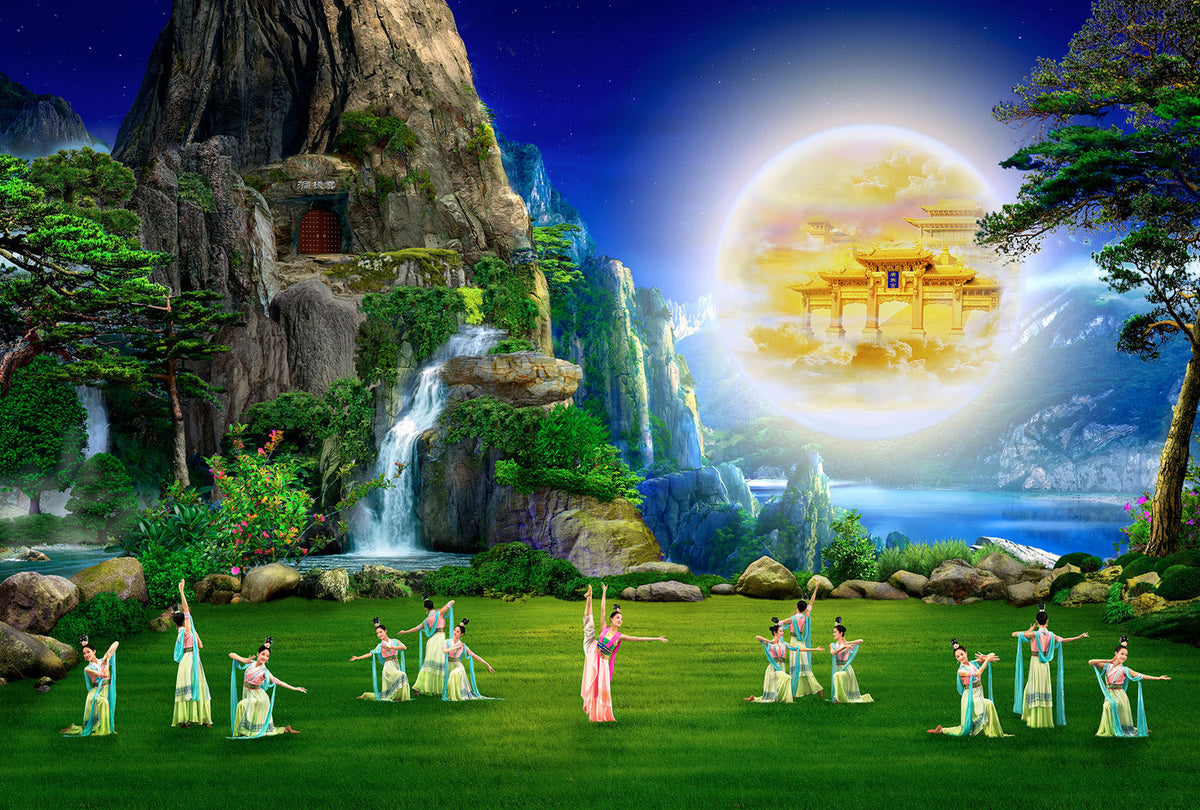 Lámina giclée | the Moon Palace Graces the Earth