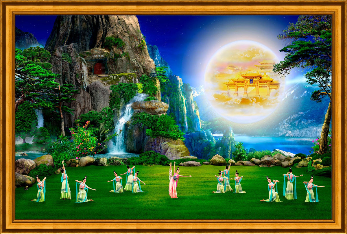 Lámina giclée | the Moon Palace Graces the Earth