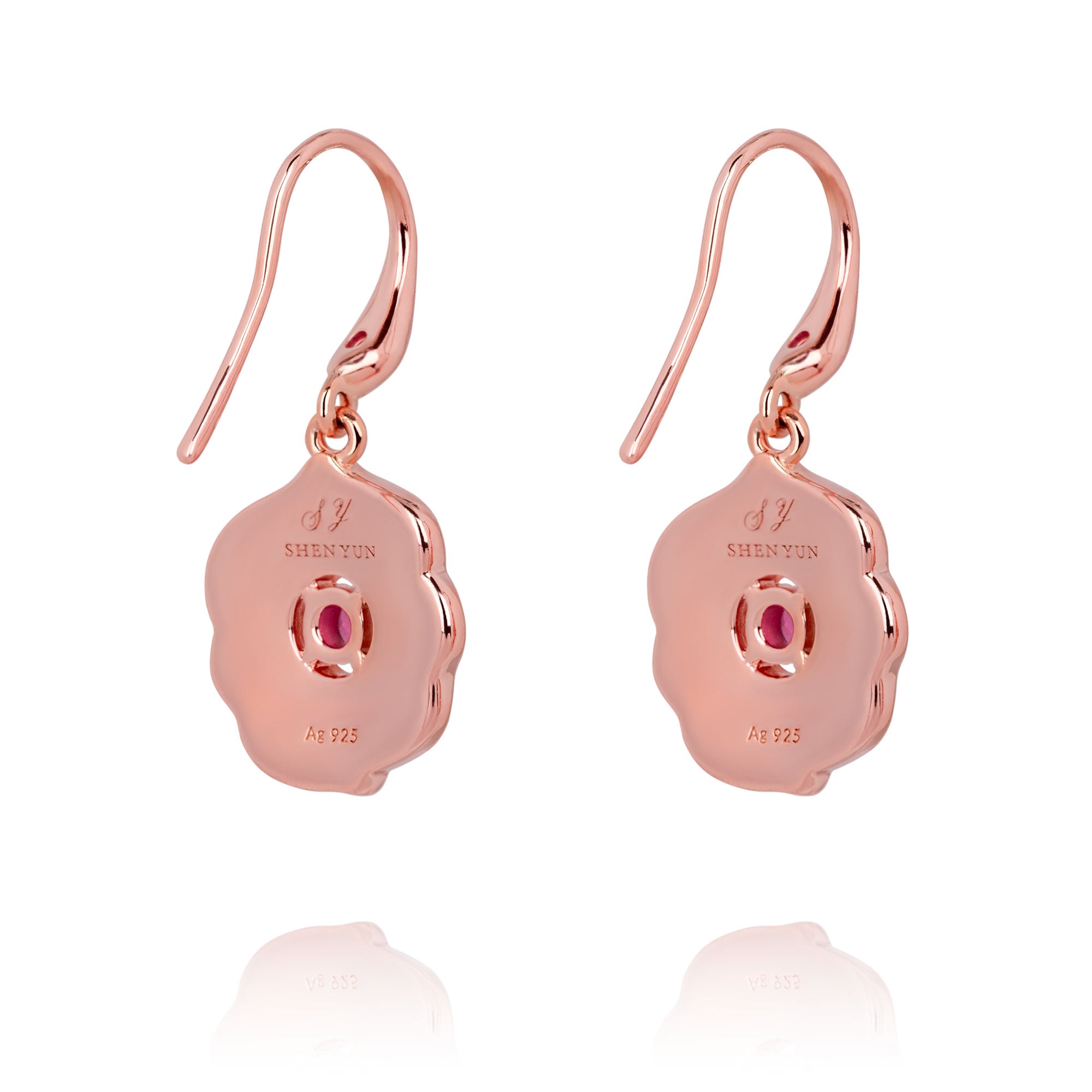 Windmill Grace Drop Earrings Pink