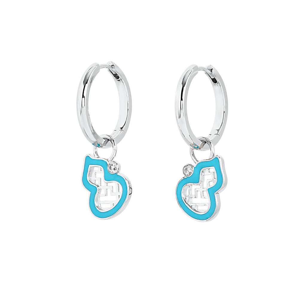 Enchanting Gourd Earrings Side - Shen Yun Collections