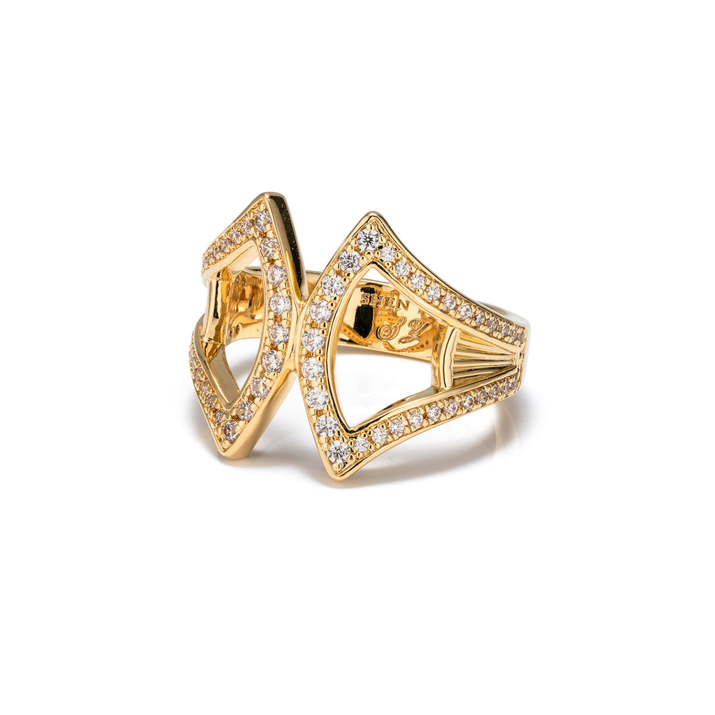 Marvelous Fan Scarf Ring