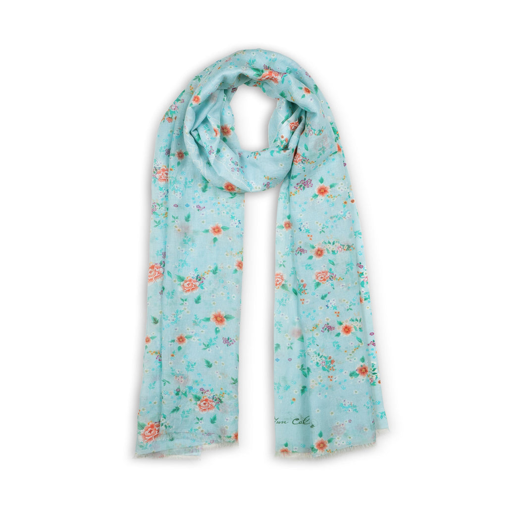 Celestial Flowers
Langer Schal · Blau