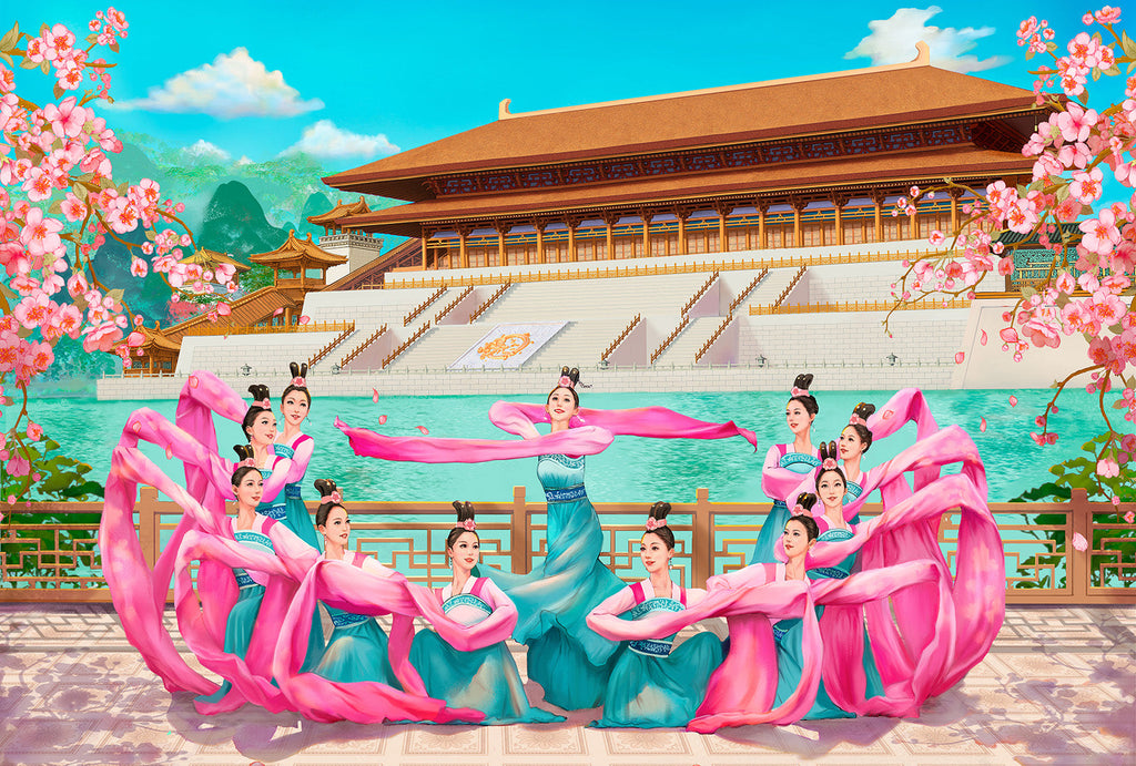 Lámina giclée | Sleeves of the Tang Palace 