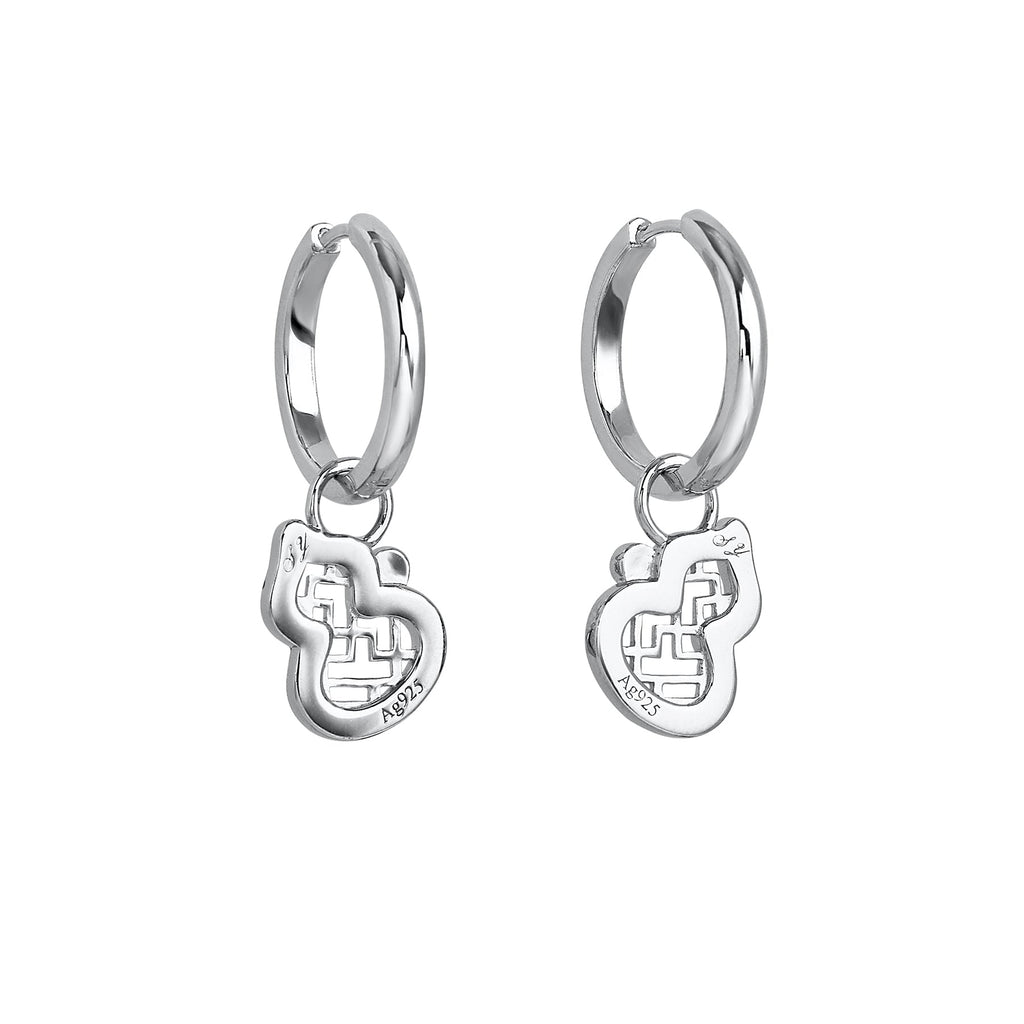 Enchanting Gourd Earrings Back - Shen Yun Collections