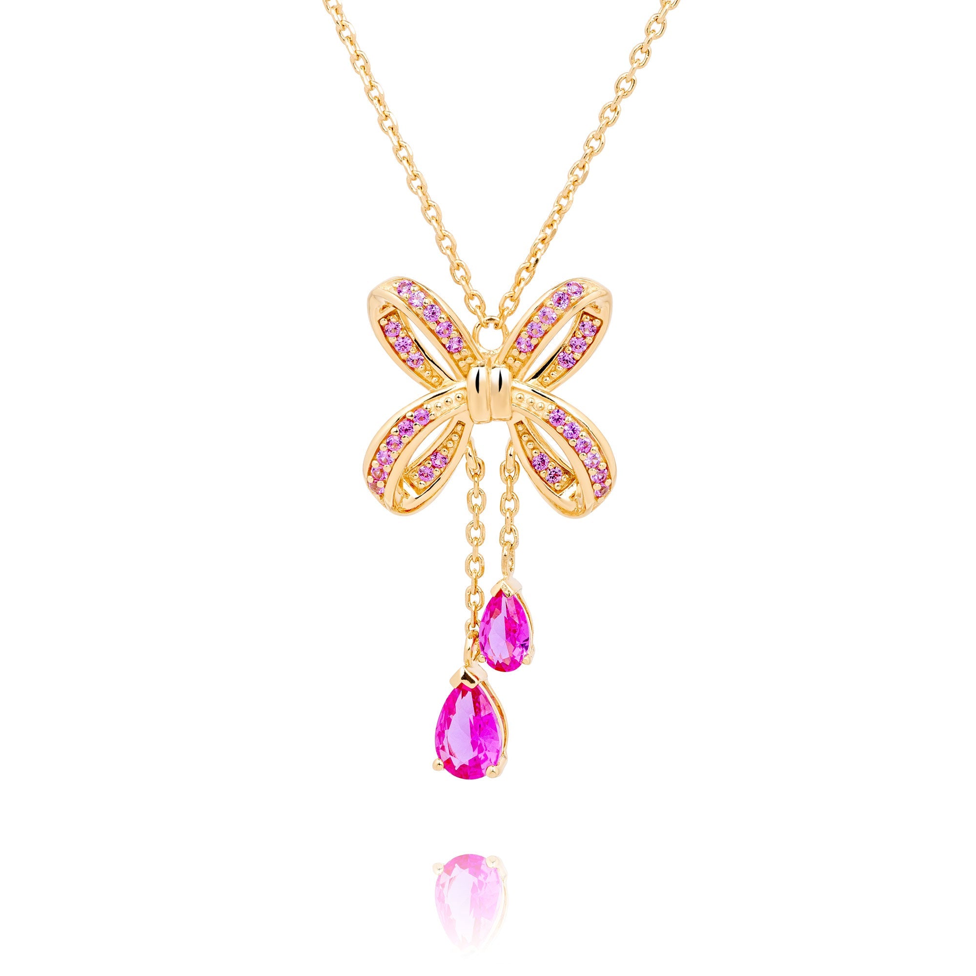 Blissful Knot Necklace Gold - Shen Yun Collections