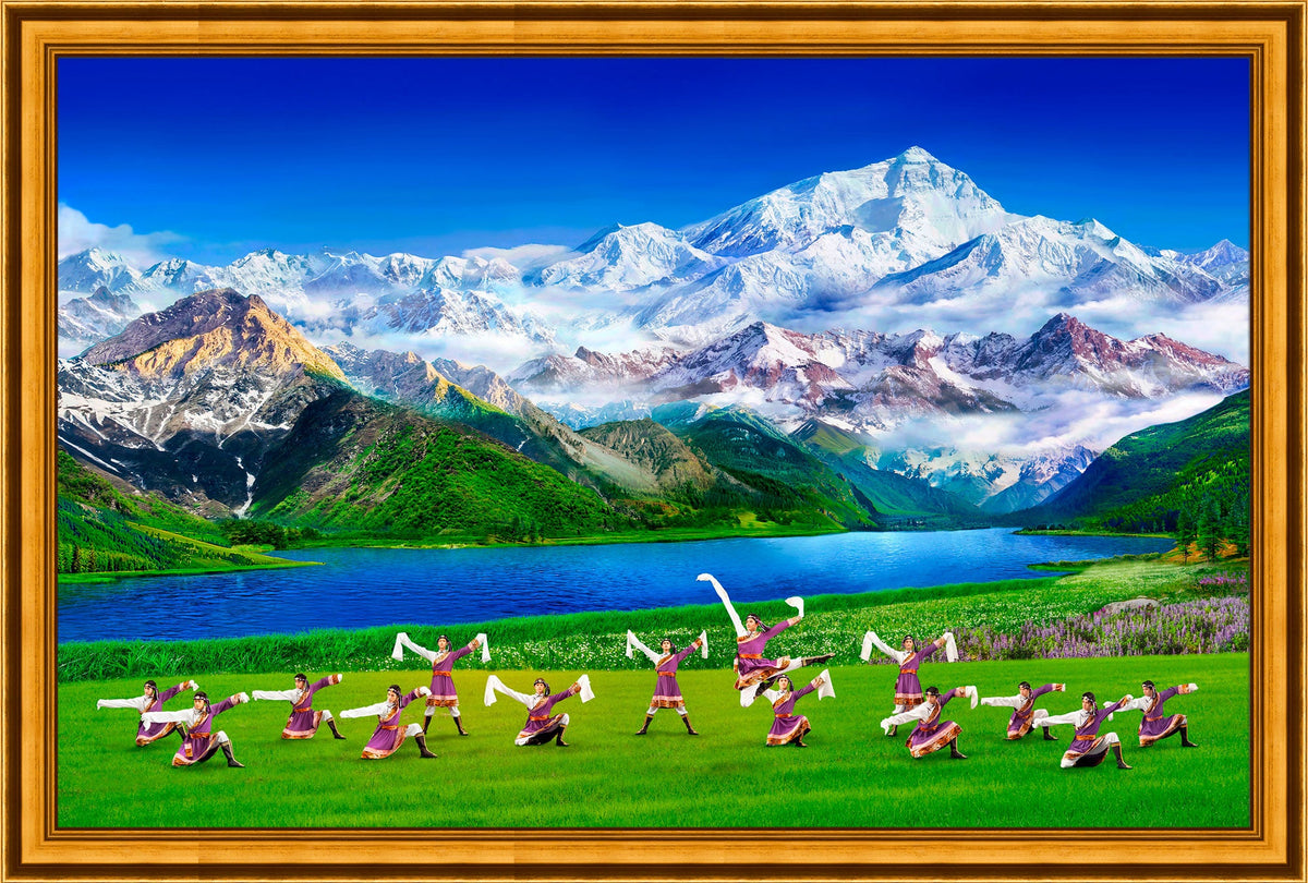 Lámina giclée | Then Men´s Tibetan Dance