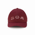 Zhen Shan Ren Classic Cap Burgundy Front View - Shen Yun Collections