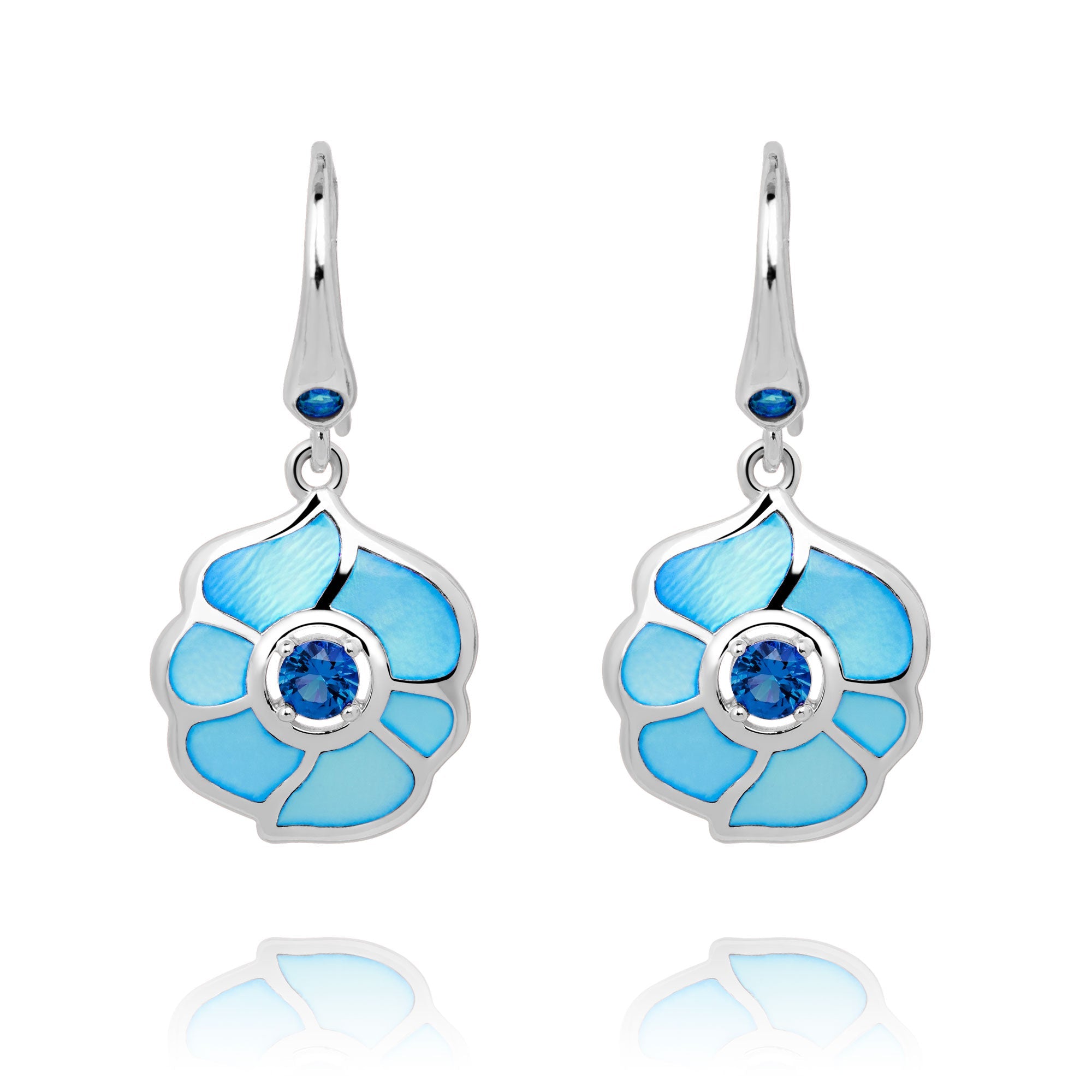 Windmill Grace Drop Earrings Blue