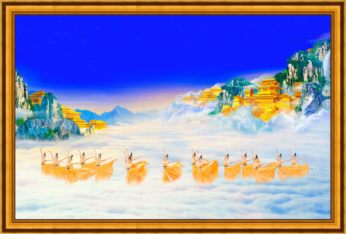Lámina giclée | Dance of the Golden Peacocks