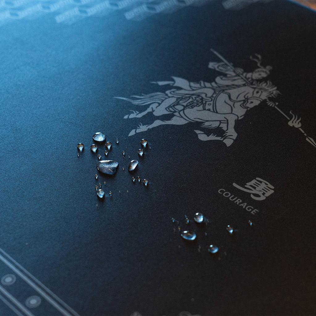 Riding to the Rescue Desk Mat 35.4"x15.7"  Water Proof - Shen Yun Collections