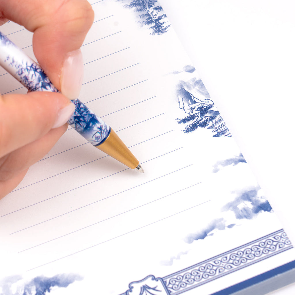 Poets of the Orchid Pavilion Notepad and Pen Set (Pen) - Shen Yun Collections