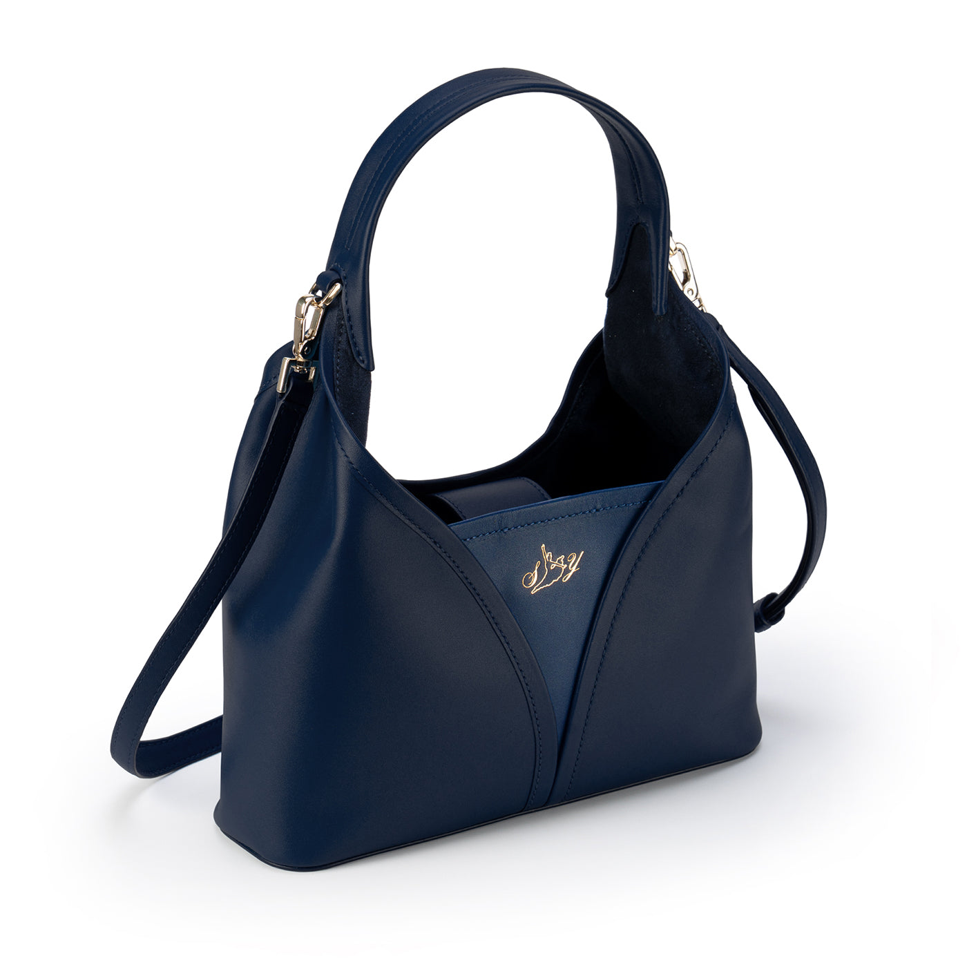 Hanfu Crossbody Bag - Navy
