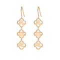 Zhen Shan Ren Words Earrings Vertical Dangle