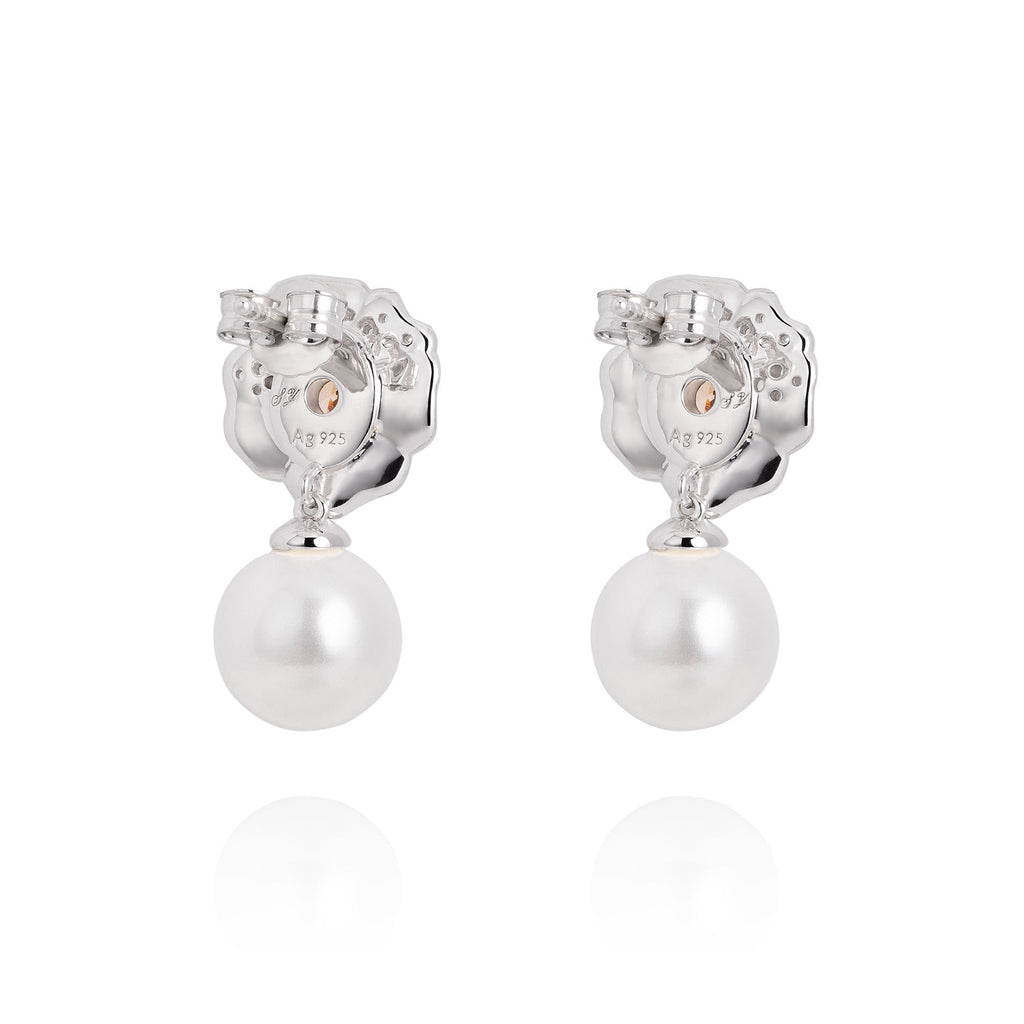 Flora Blessings Earrings Back - Shen Yun Collections