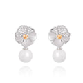 Flora Blessings Earrings Front - Shen Yun Collections