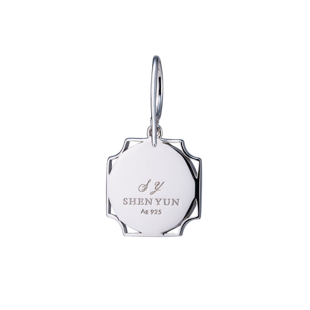 Flora Bliss Earrings Back View - Shen Yun Collections