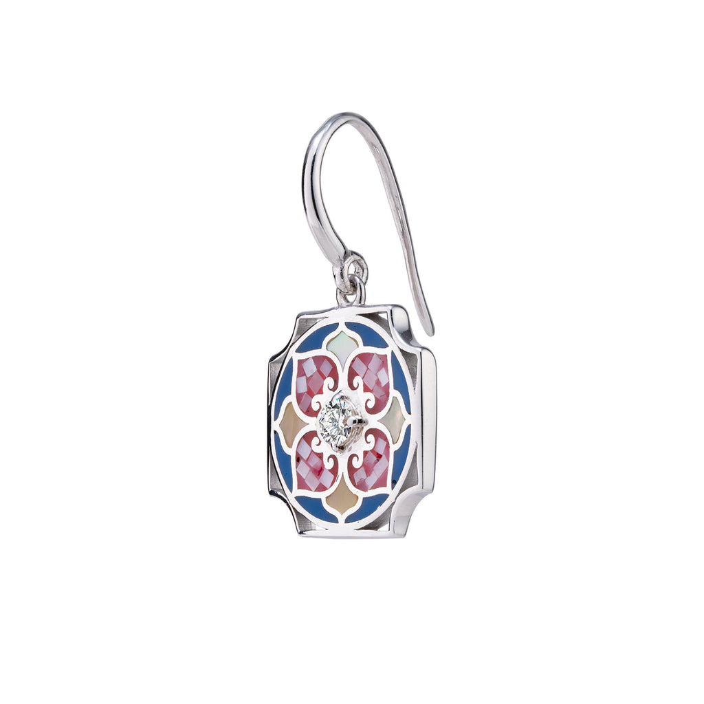 Flora Bliss Earrings Side View - Shen Yun Collections