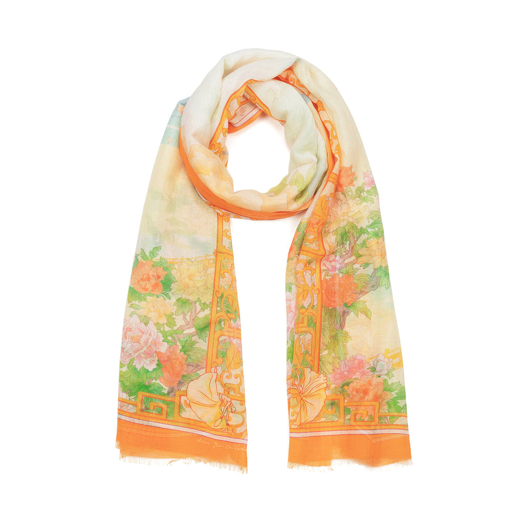 Peony Elegance
Langer Schal
