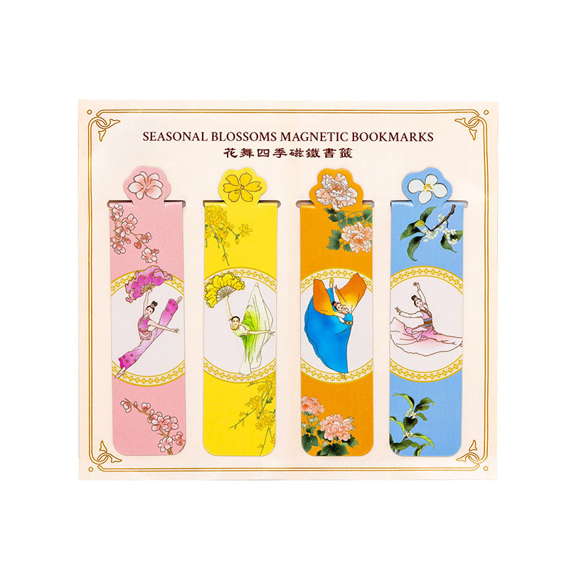 Seasonal Blossoms Magnet Bookmark