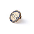 Zhen Shan Ren Lapel Pin Gold Front Side