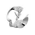 Broche Danse des Éventails – Argent