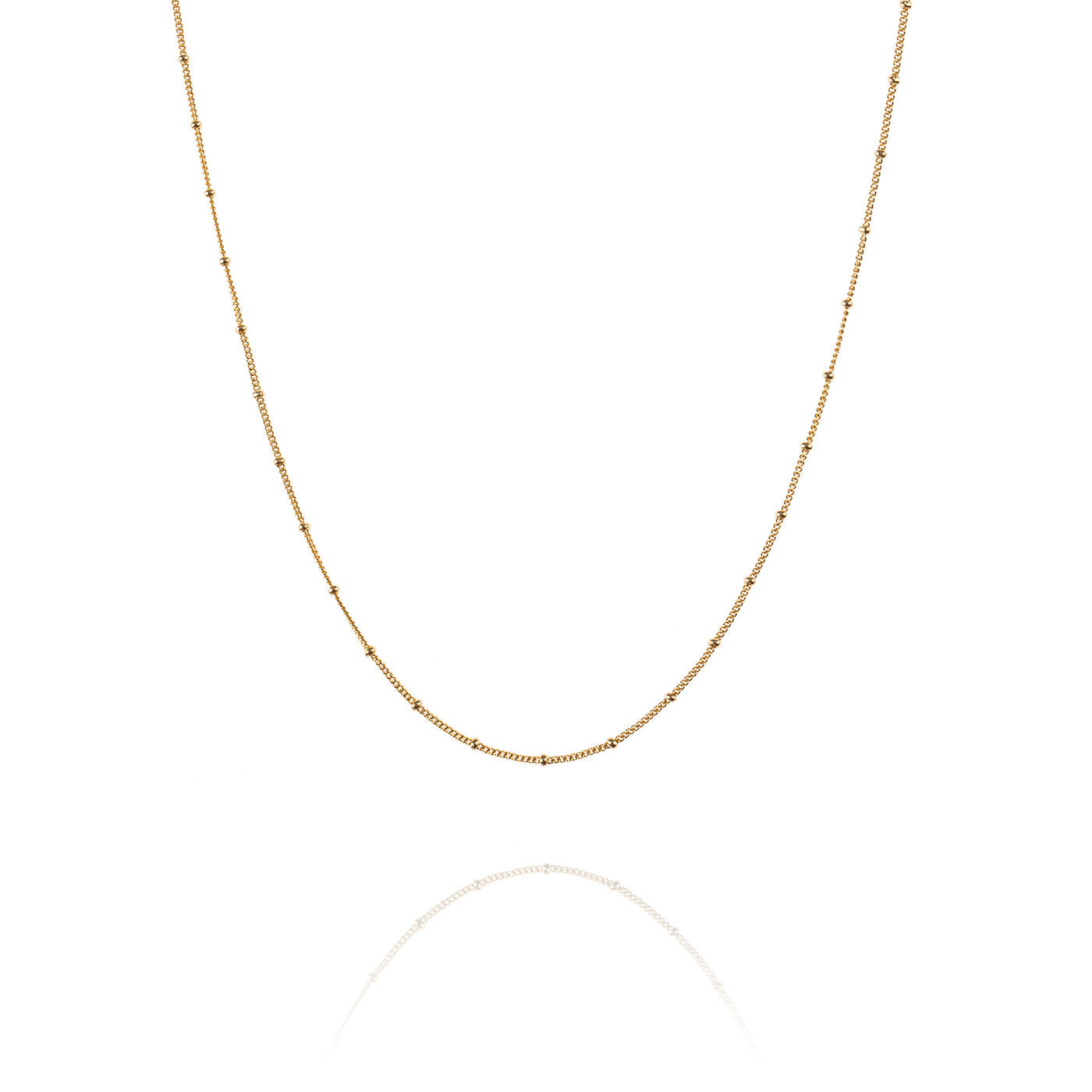 Curb Chain Necklace Gold 15+2" | Shen Yun Collections 