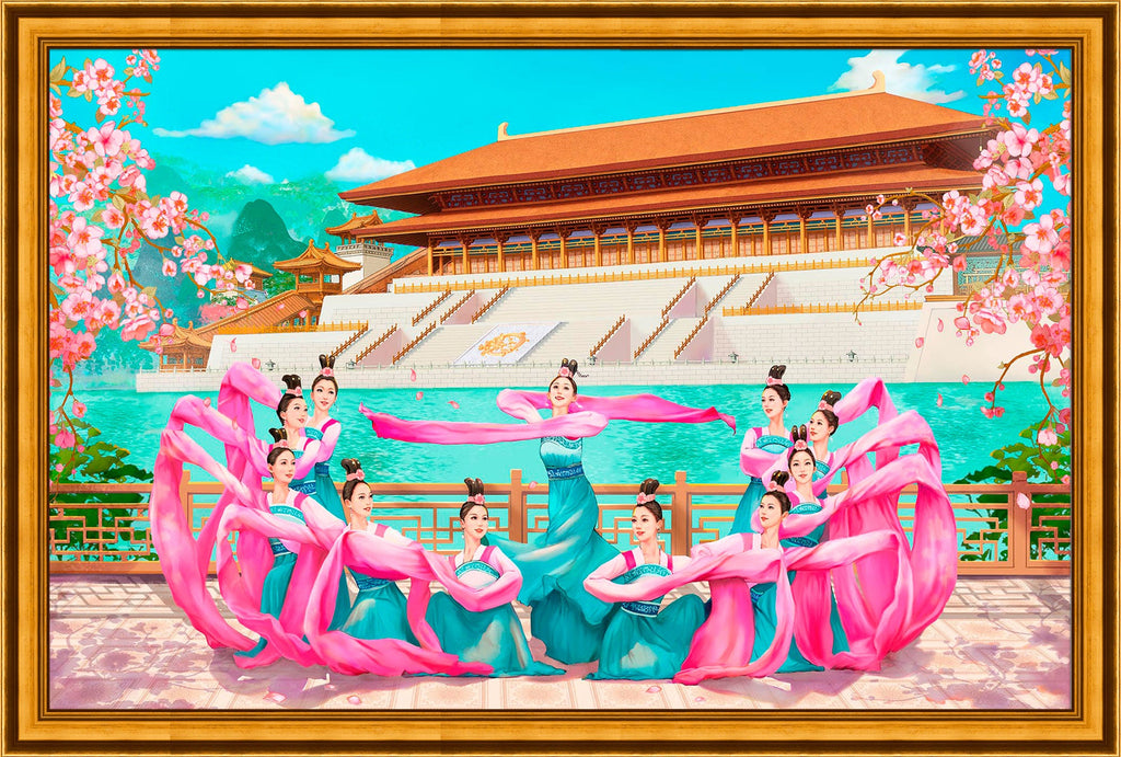 Lámina giclée | Sleeves of the Tang Palace 