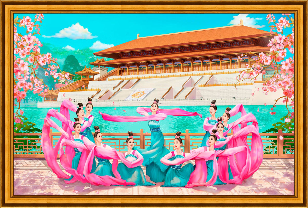 Lámina giclée | Sleeves of the Tang Palace 