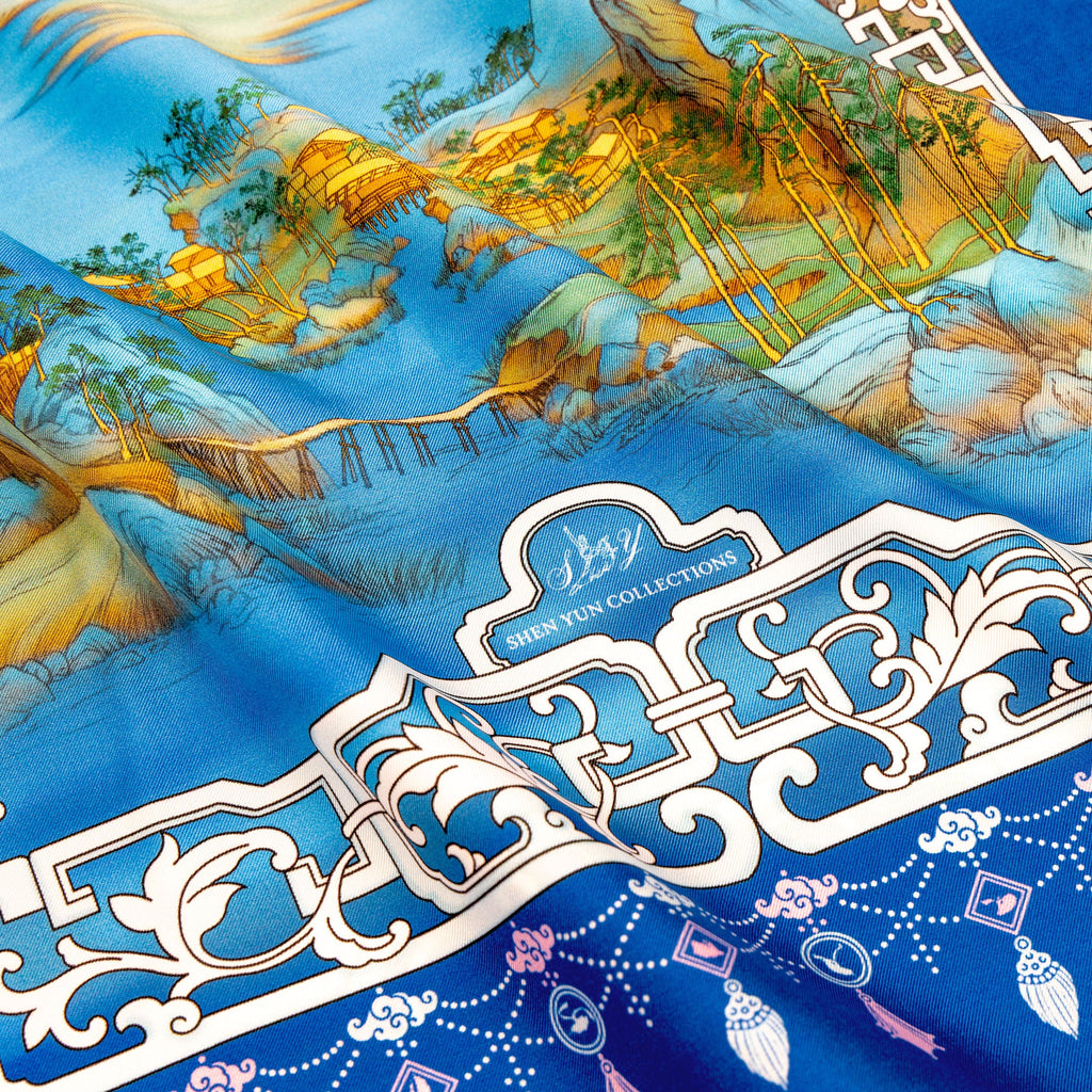 Moon Goddess Long Silk Scarf Signature - Shen Yun Collections