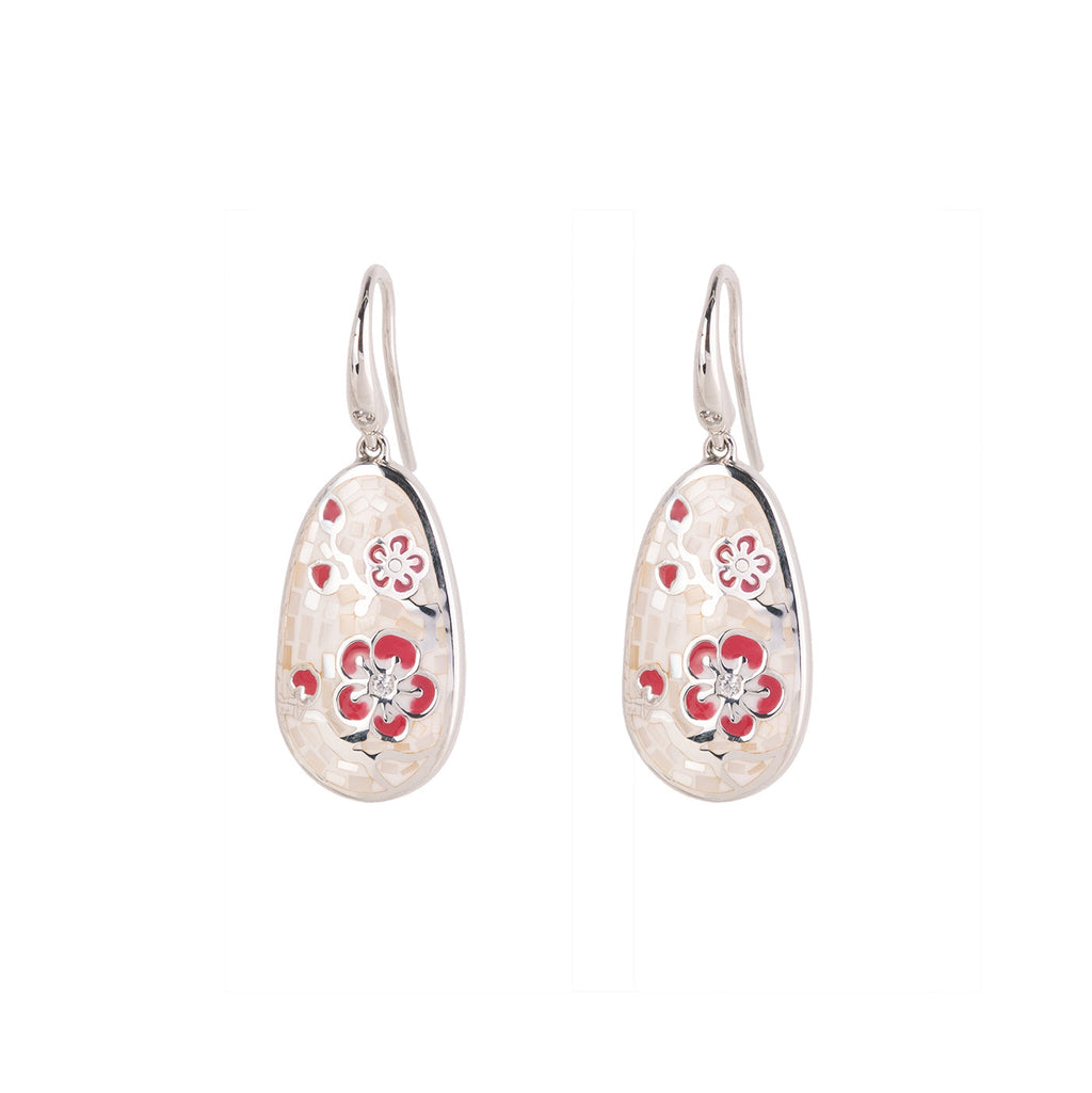 Plum Blossom Mosaic Mother of Pearl
Ohrringe · Silber