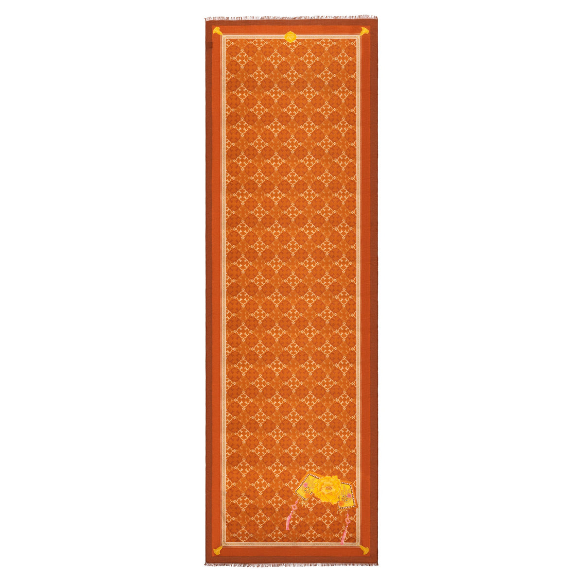 Manchurian Elegance
Langer Schal · Bronze