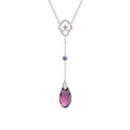 Celestial Tassel Necklace Amethyst