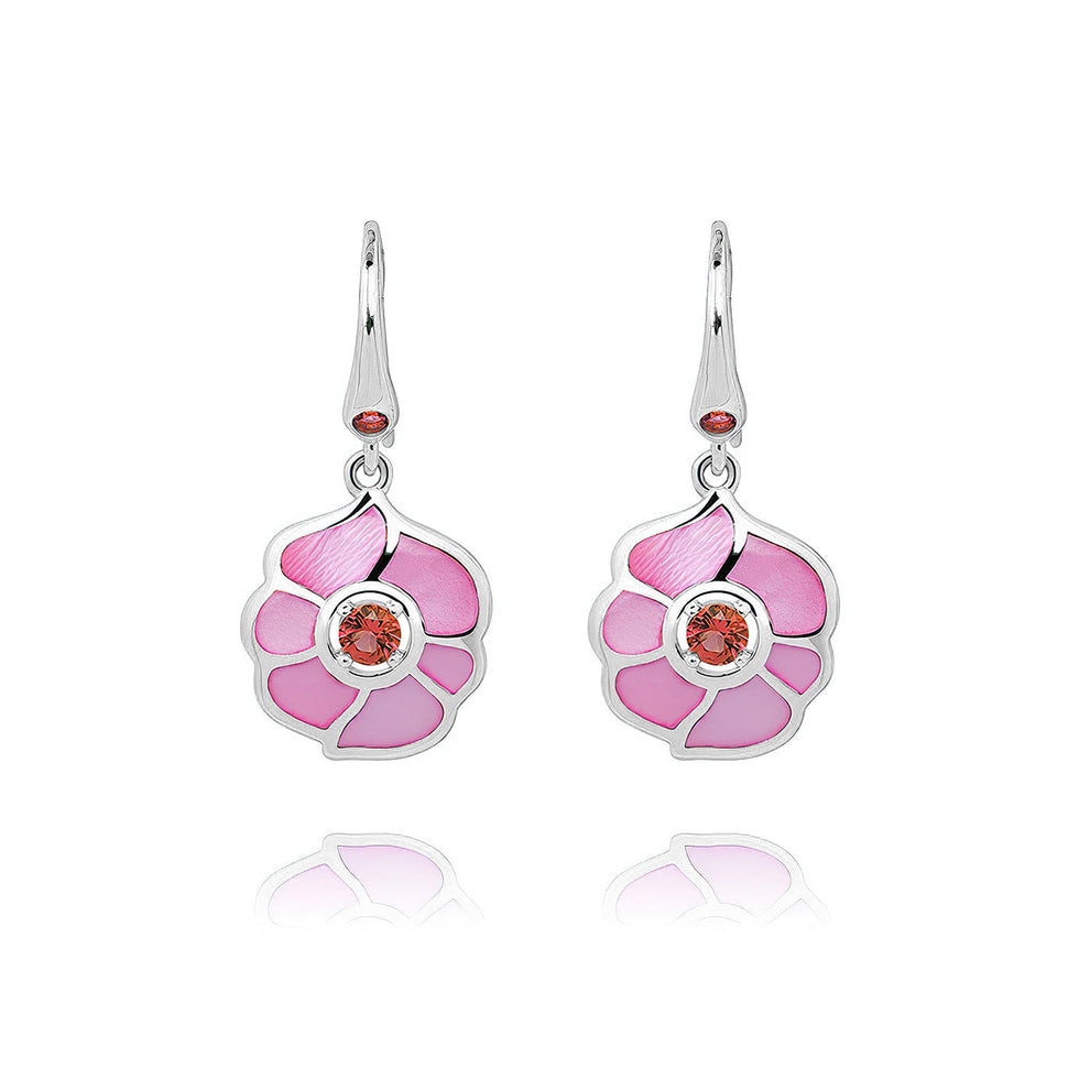 Windmill Grace Drop Earrings Pink