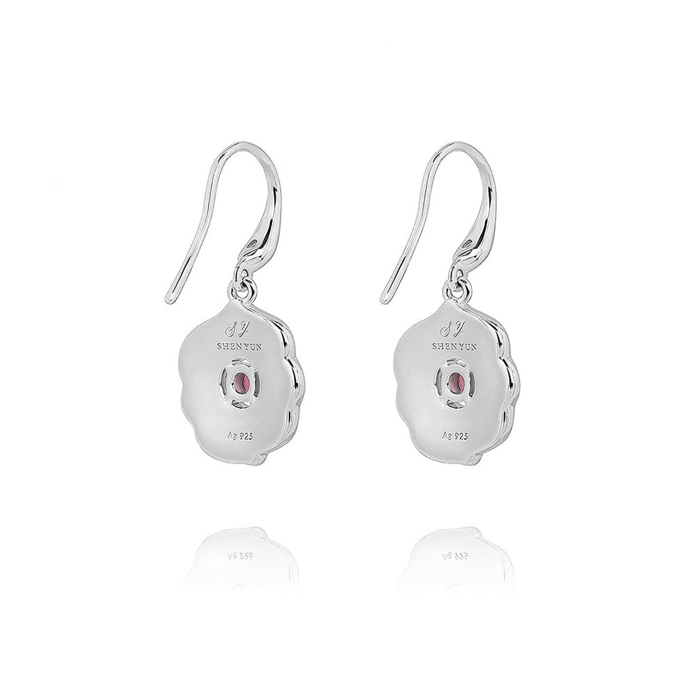 Windmill Grace Drop Earrings Pink