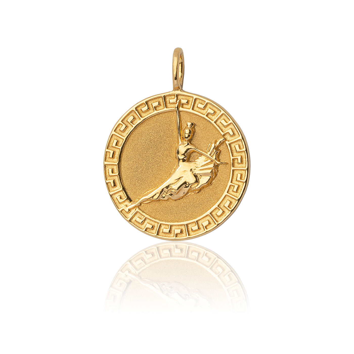 Shen Yun Signature Coin Charm Gold Front View | Shen Yun Colletions