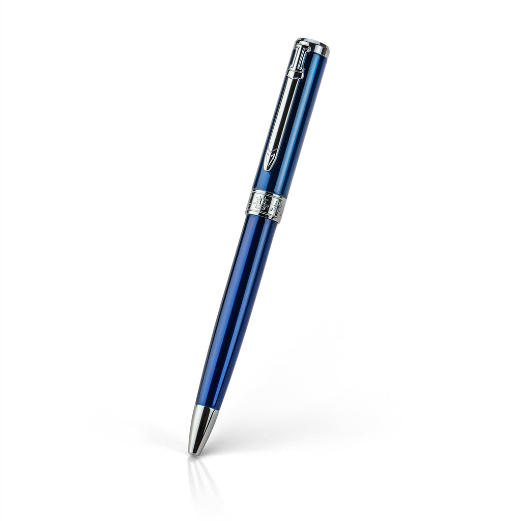 Zhen Shan Ren Wondrous Pen Navy Front View | Shen Yun Collections